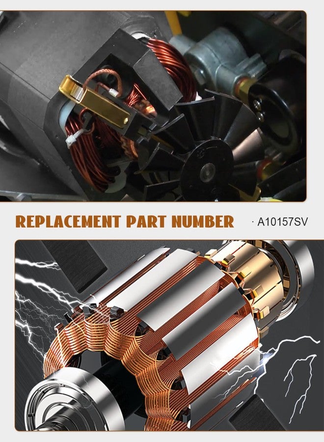 YIGUCS D55168 Carbon Motor Brushes Fit for Black and Decker, Fit for Air Compressor Replace A10157SV - Image 3