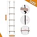 ChengFu Kids Climbing Rope Ladder Hanging Ladder for Swing Accessories 2 Hooks - Image 4