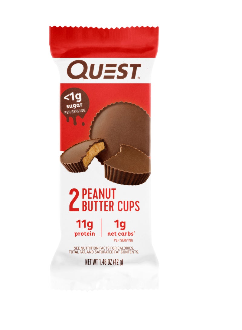 بار بروتين بنكهة أكواب زبدة الفول السوداني 42جم (200 kcal) - Image 1