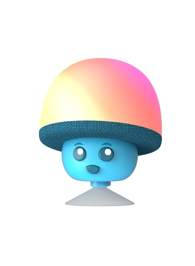Mega Mush portable Bluetooth speaker in Blue with wireless connectivity and compact design for easy transport, ideal for music on the go