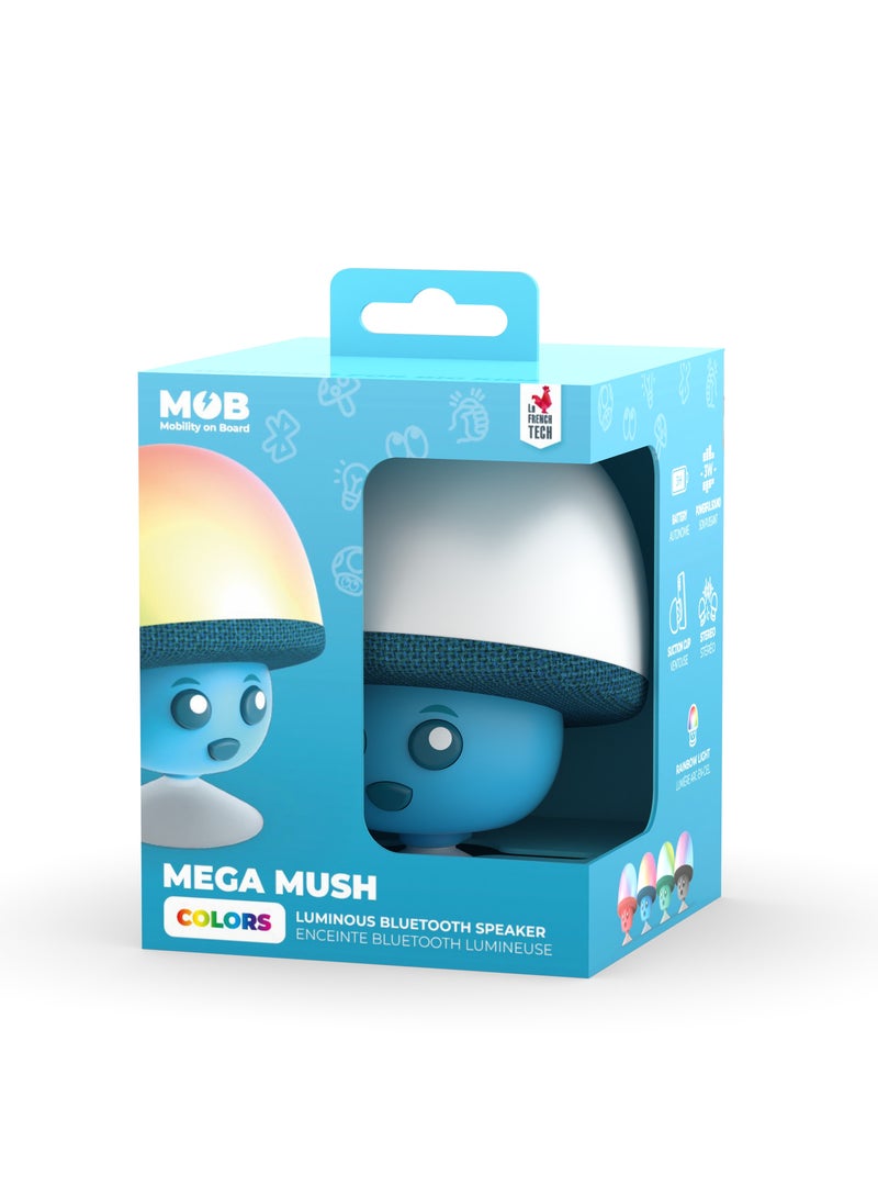 موب سماعة بلوتوث محمولة بتصميم صغير ولون أزرق، مناسبة للاستماع إلى الموسيقى في أي مكان مع اتصال لاسلكي سهل - Image 5