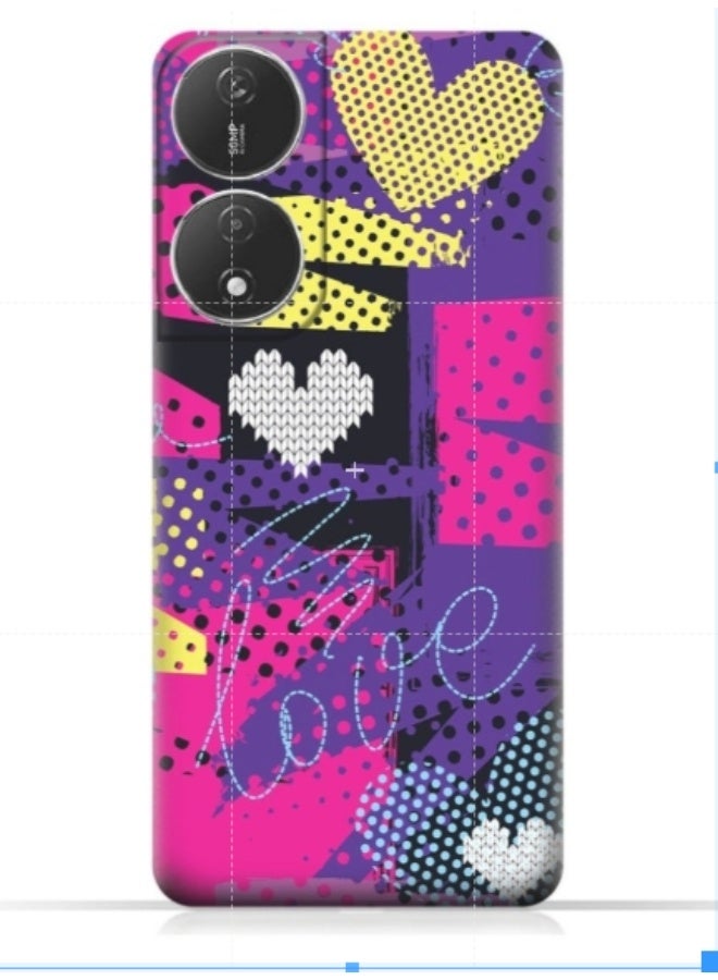 إيه إم سي ديزاين غطاء حماية بطبعة هاتف هونر X7b 5G (50 MP)