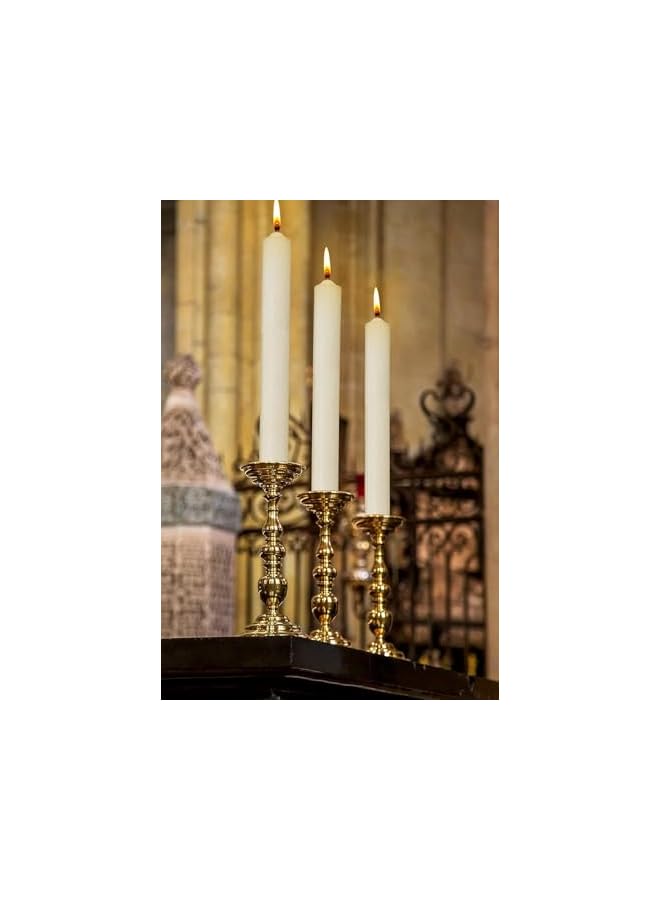 Green Tiger 10 Pieces White Long Thin Candle for Weddings, Parties, Birthdays | Long Lasting Candle | Dripless Dinner Candle Sticks - Image 2