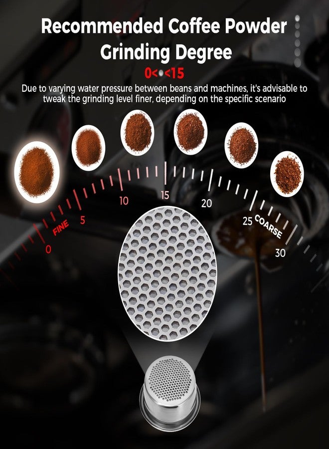 IKAPE 58mm Espresso Filter Basket, 22g High Precision Extraction Portafilter Basket, Fits for 58mm Coffee Machines(Honeycomb) - Image 3