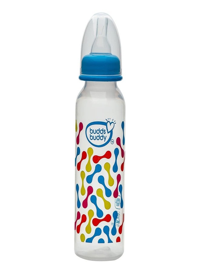 Buddsbuddy Zoe BPA Free Regular Neck Baby Feeding Bottle (Blue, 250 ml) - Image 1