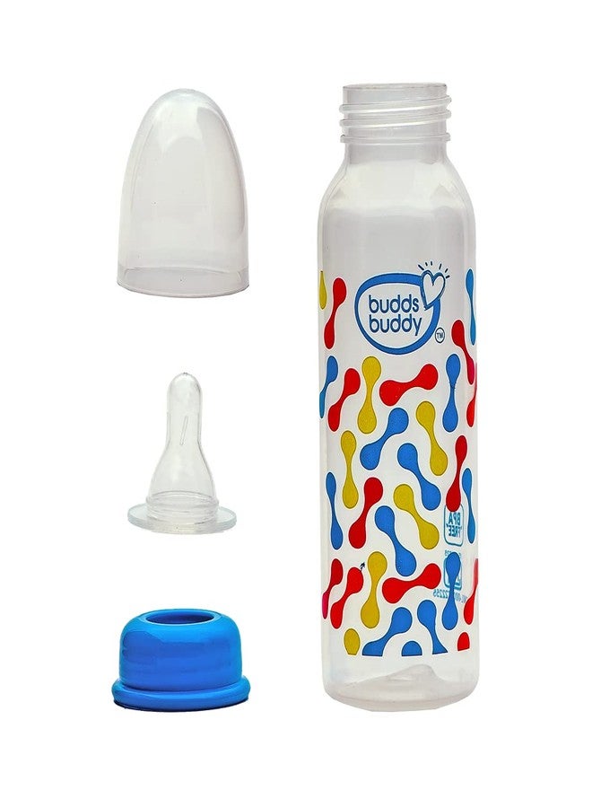 Buddsbuddy Zoe BPA Free Regular Neck Baby Feeding Bottle (Blue, 250 ml) - Image 2