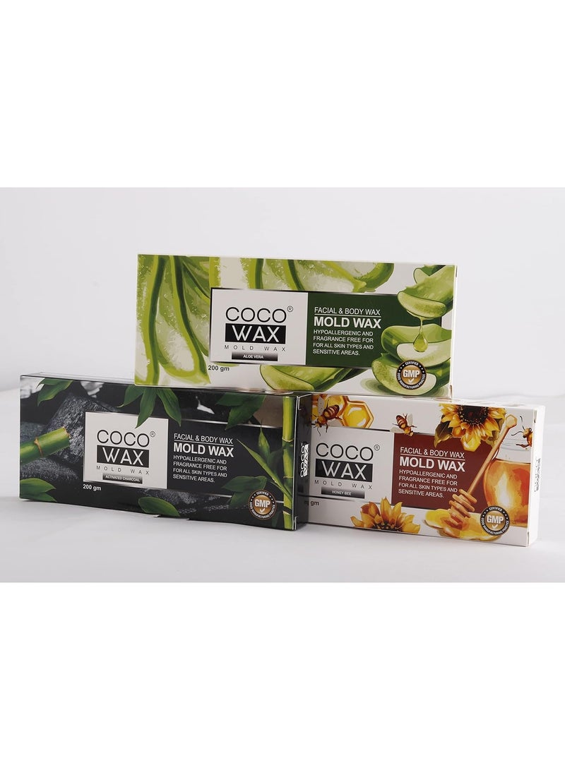 Coco FACIAL & BODY WAX Honey Bee  400gm - Image 3