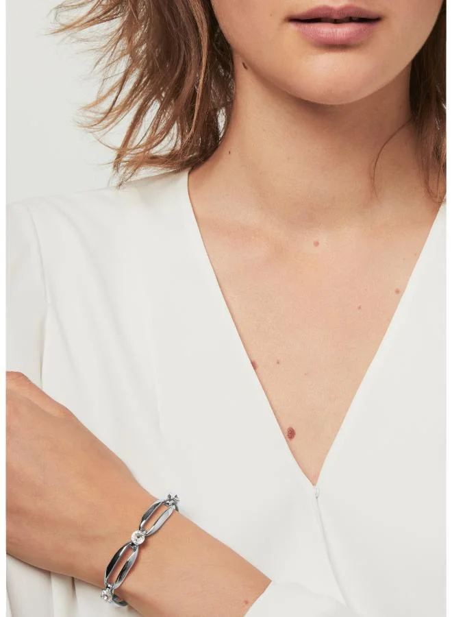 Karen Millen Crystal Ellipse Bracelet