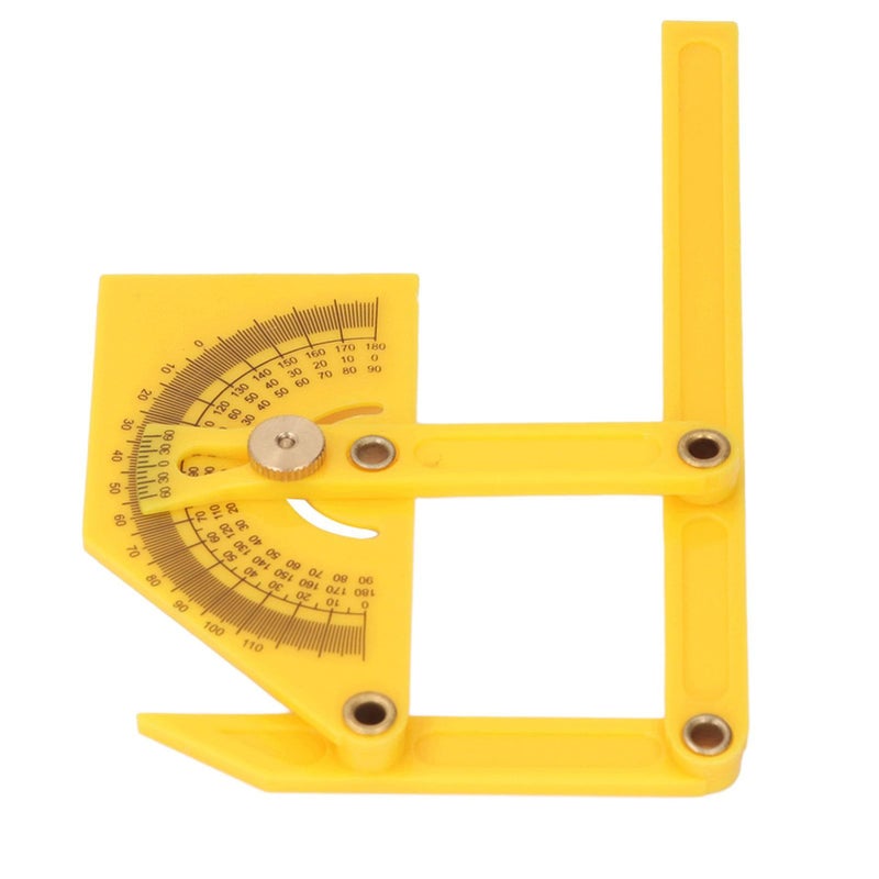 Adjustable Corner Angle Finder Protractor Brass Locking Nut For Construction Woodworking - Image 2