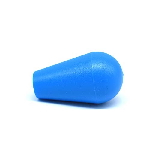 Arcity 2 Pcs Arcade Joystick Oval Bat Top Topper Knob Ball Top Handle Knob American Type Style Blue and Red for Zippy SANWA SEIMITSU Arcade1up Machine Console Cabinet New (HY-PJ092-2) - Image 3