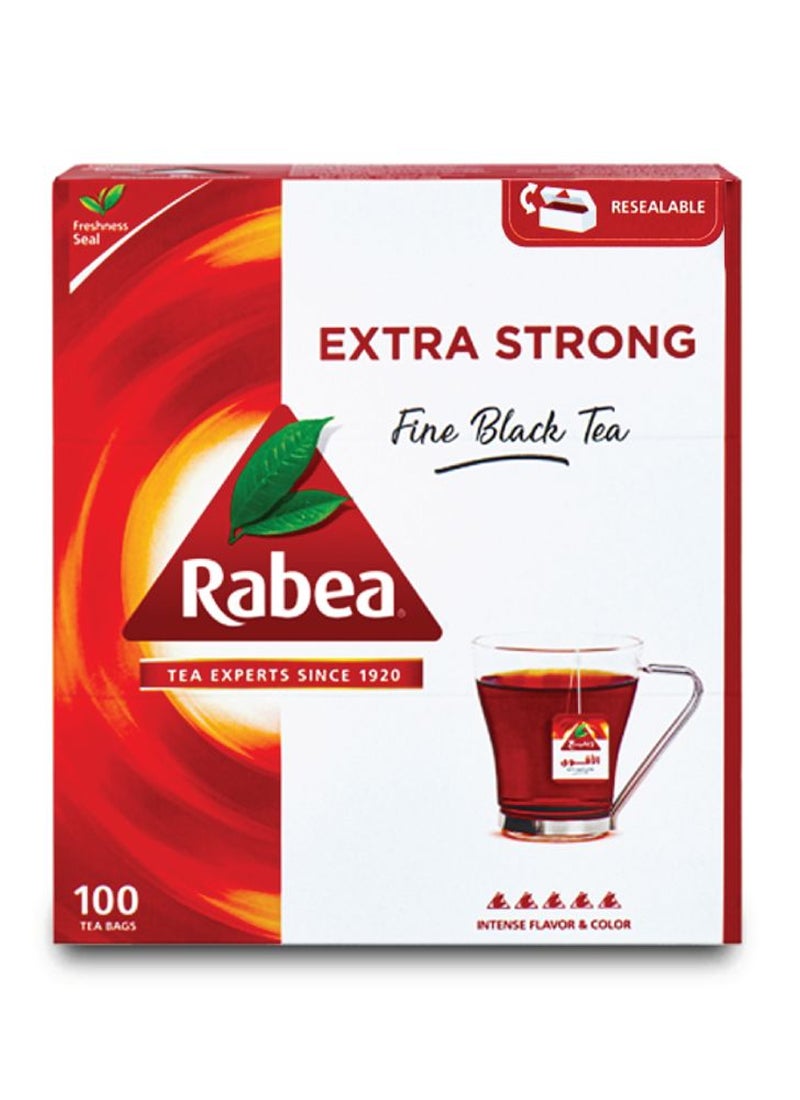 Rabea tea Extra Strong Tea 100 Bags - Image 1