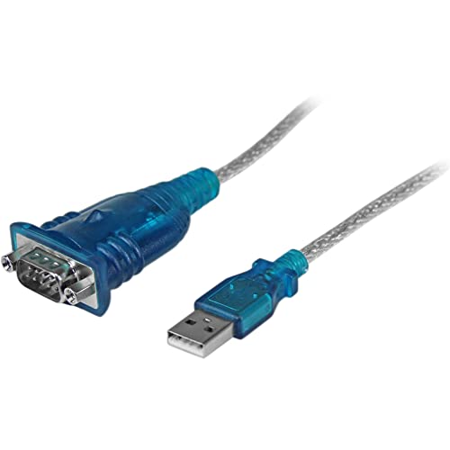 Startech.com StarTechcom 17in 43cm 1Port USB to Serial Adapter Cable USBA to DB9 RS232 Adapter Prolific Chipset MM - Image 1