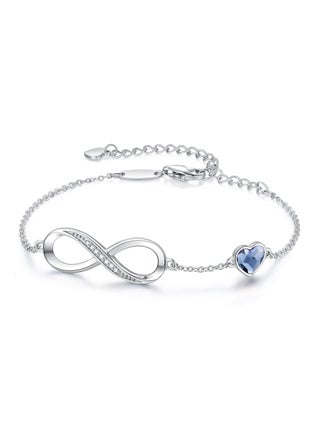 Infinity Bracelets for Women Sterling Silver 925 Bracelet Adjustable Love Heart Ladies With Exquisite Box Jewellery Gifs Birthday Mothers Day - pzsku/ZDEDCFC435A66153F399DZ/45/_/1719340975/e4bc9615-899d-4234-8f66-d1ebc9748b37
