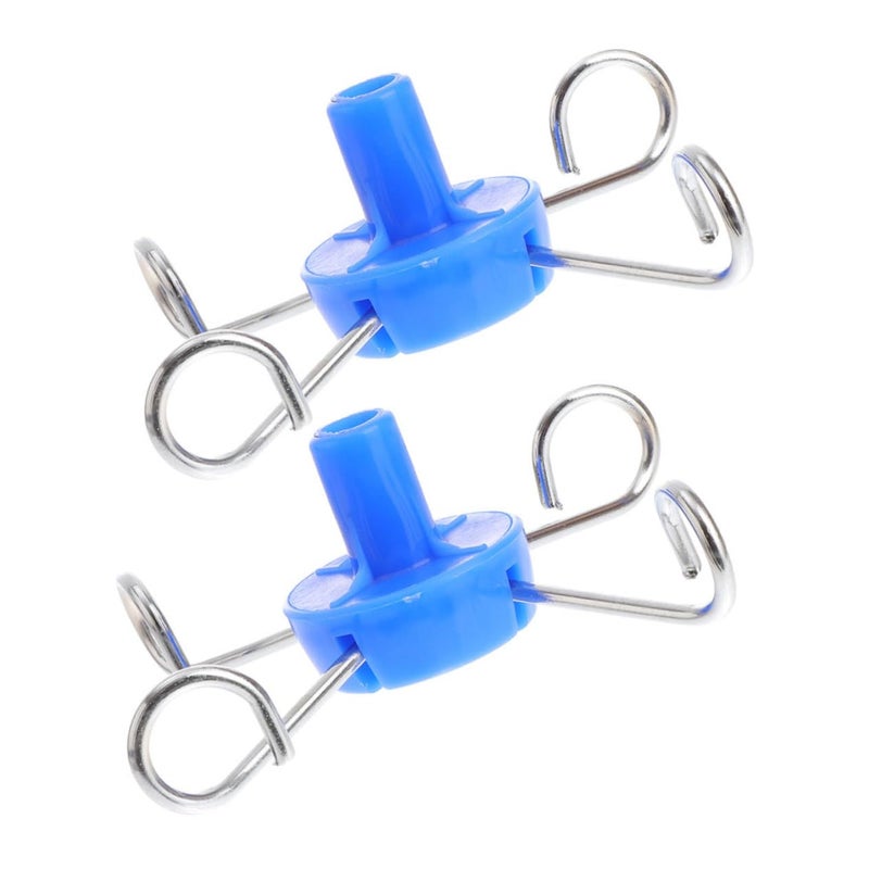 2Pcs Stainless Steel IV Infusion Stand Hook Rack For Hospital And Home Use - Image 2