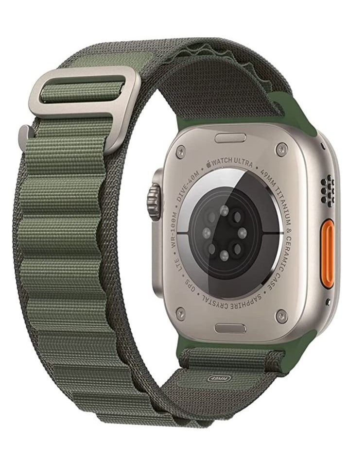 Rabos - Apple Watch Alpine Loop Band 49mm/45mm/44mm Nylon Woven Sport Strap Compatible with iWatch Series 8/Ultra/7/SE/6/5/4/3/2/1 - Image 1