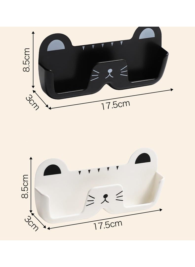 MAAGHI MAAGHI Stylish Modern Glasses Display Holder Wall Mount for Bedroom Livingroom or Car Sunglasses Holder Vanity Box  - Image 3