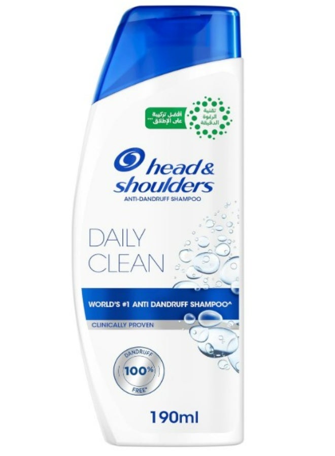 Head & Shoulders Daily Clean Anti-Dandruff Shampoo for Normal Hair, 190 ml