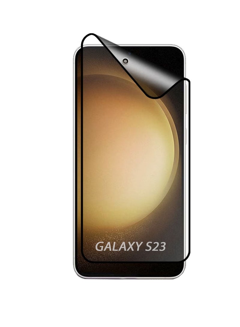 Ceramic Film For Samsung Galaxy S23 Screen Protector Anti-Glare Anti-Fingerprint 3D Touch, Matte Finish Surface ceramic Nano film Galaxy S23 Ceramic Clear/Black - Image 1