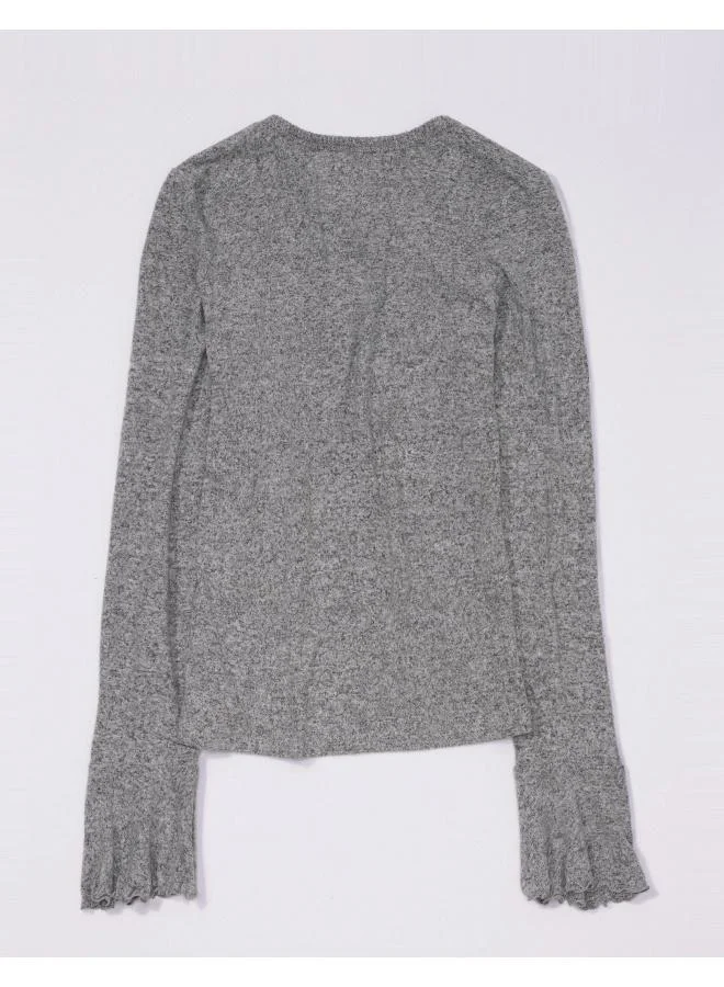 Aerie Scoop Neck Plush Top
