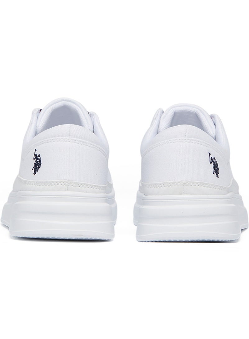 U.S. Polo Assn. Women's White Low-Top Sneakers - Stylish Lace-Up Design, Perfect for Casual Adventures  - Image 5