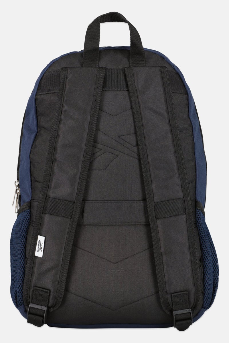 Reebok حقيبة ظهر خارجية للرجال بشعار مطرز، كحلي - Image 2