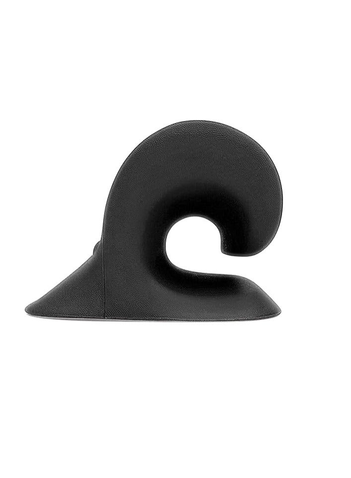 RESTCLOUD Neck and Shoulder Relaxer, Cervical Traction Device for TMJ Pain Relief and Cervical Spine Alignment, Chiropractic Pillow, Neck Stretcher (Black) - Image 4