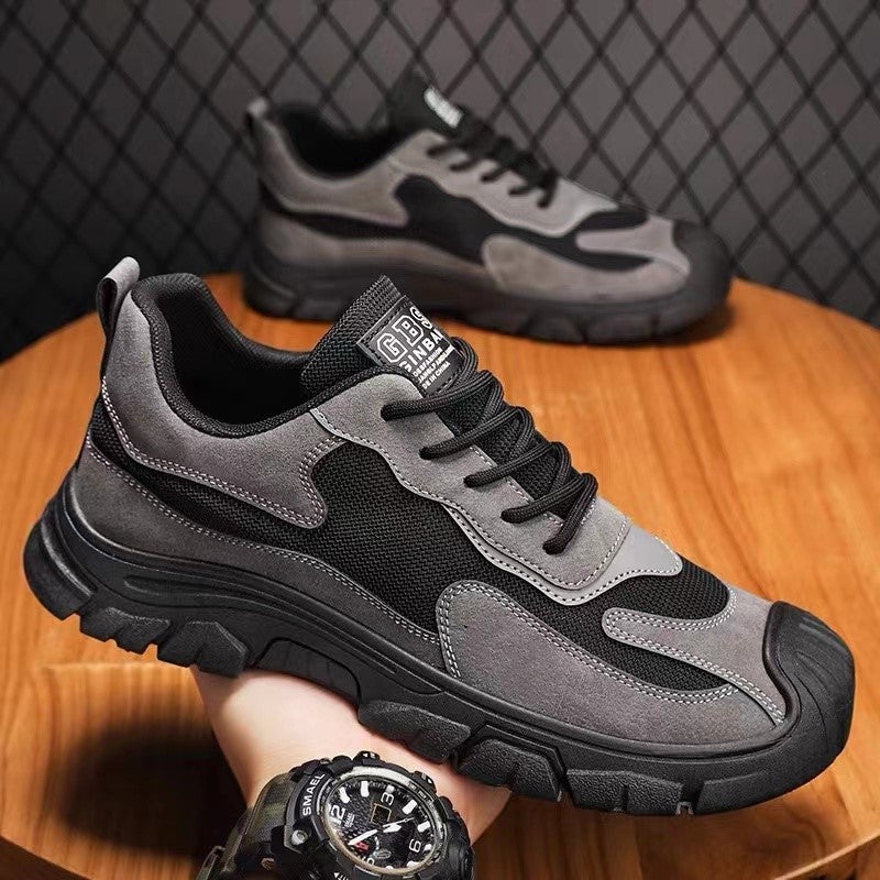 Mens Casual Leather Shoes for Work and Outdoor LM-001-cloth