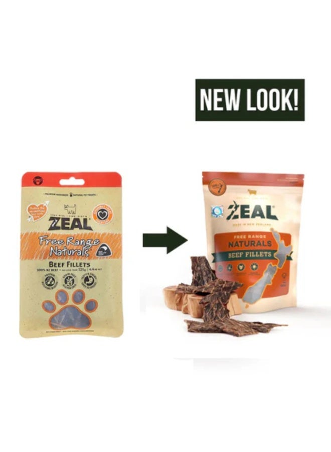 Zeal Free Range Naturals Beef Fillets Dog Treats , 125 gr - Image 3
