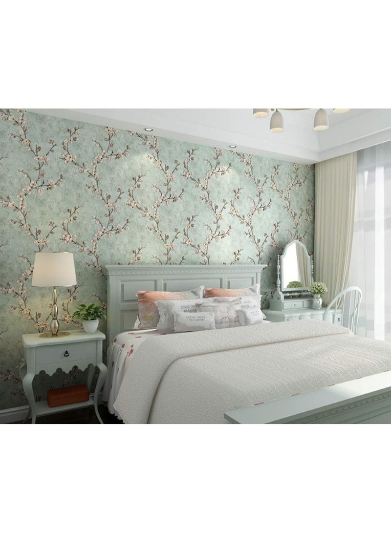 Anna 3D Stereoscopic Anti-Dirty Bedroom Wall Mural Decal - 0.53*4m Decorative Background for Room - Image 4