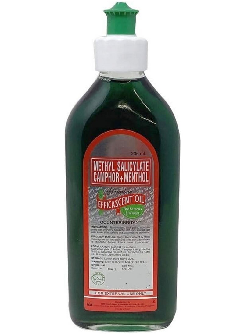 Efficascent Oil Regular 235 ML - pzsku/ZDEDDA3A1F38E152B9ABFZ/45/_/1705548228/d1c94c30-424e-424e-a158-a5504bc38d1e