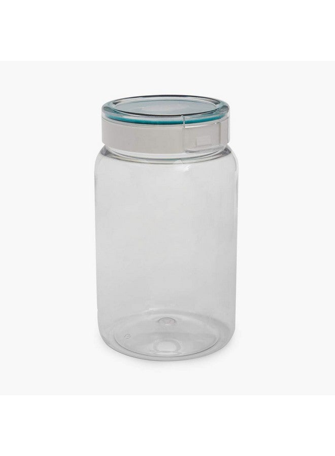 Home Centre Barbados Transparent Plastic Canisters- 6 pieces, Transparent - Image 3