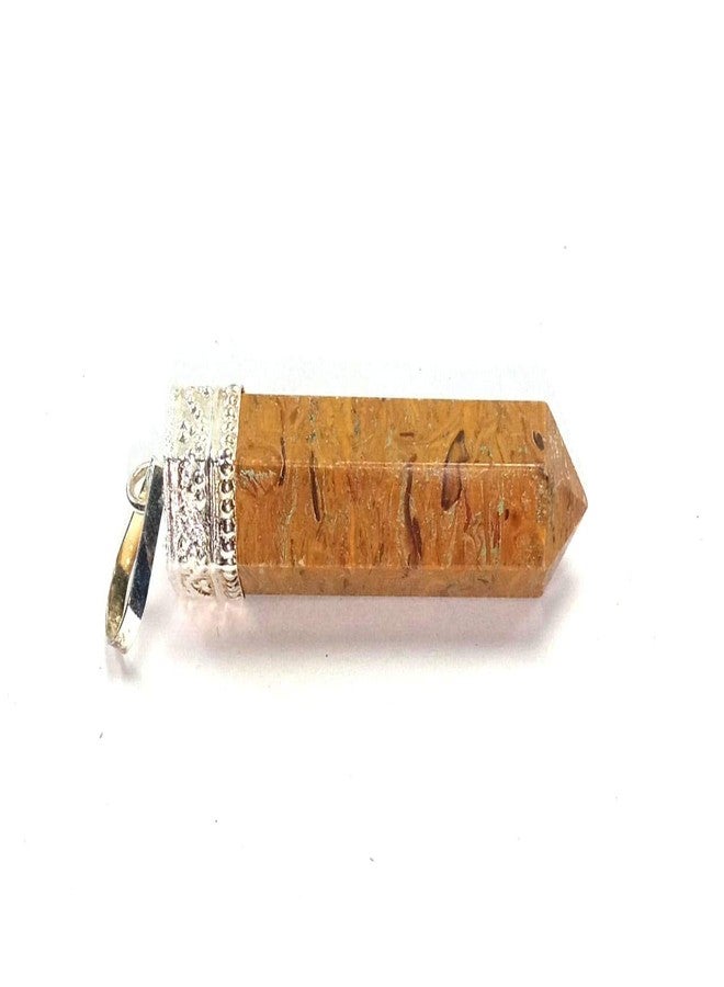 CA AGATE Mariam Pencil Point Pendant Necklace Healing Crystal Gemstone Jewelry - Image 3