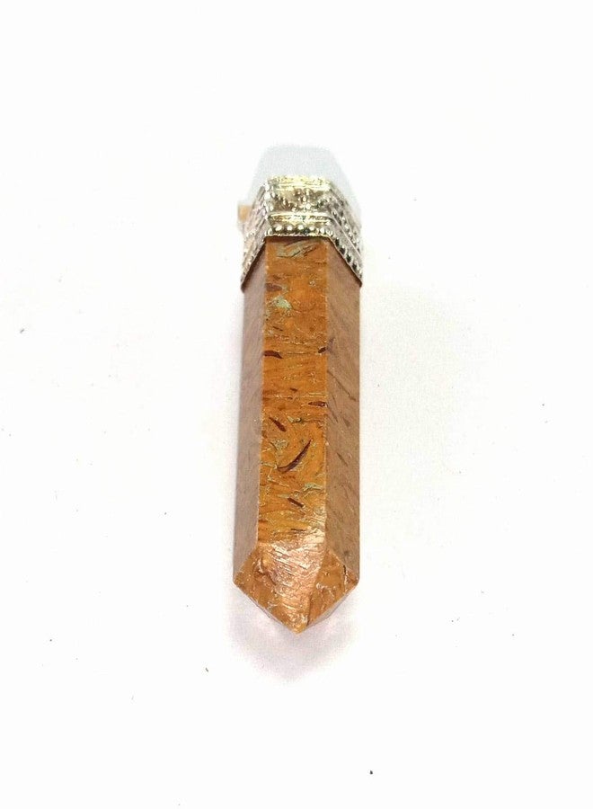 CA AGATE Mariam Pencil Point Pendant Necklace Healing Crystal Gemstone Jewelry - Image 5
