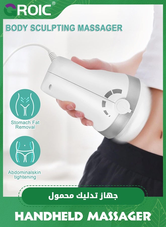 GROIC Cellulite Massager, Body Sculpting Machine, Electric Massager with 3 Skin Friendly Washable Pads, Suitable for Abdomen, Legs, Arms, Beauty, Electric Cellulite Massager,Body Sculpt Remover Machine  - Image 3