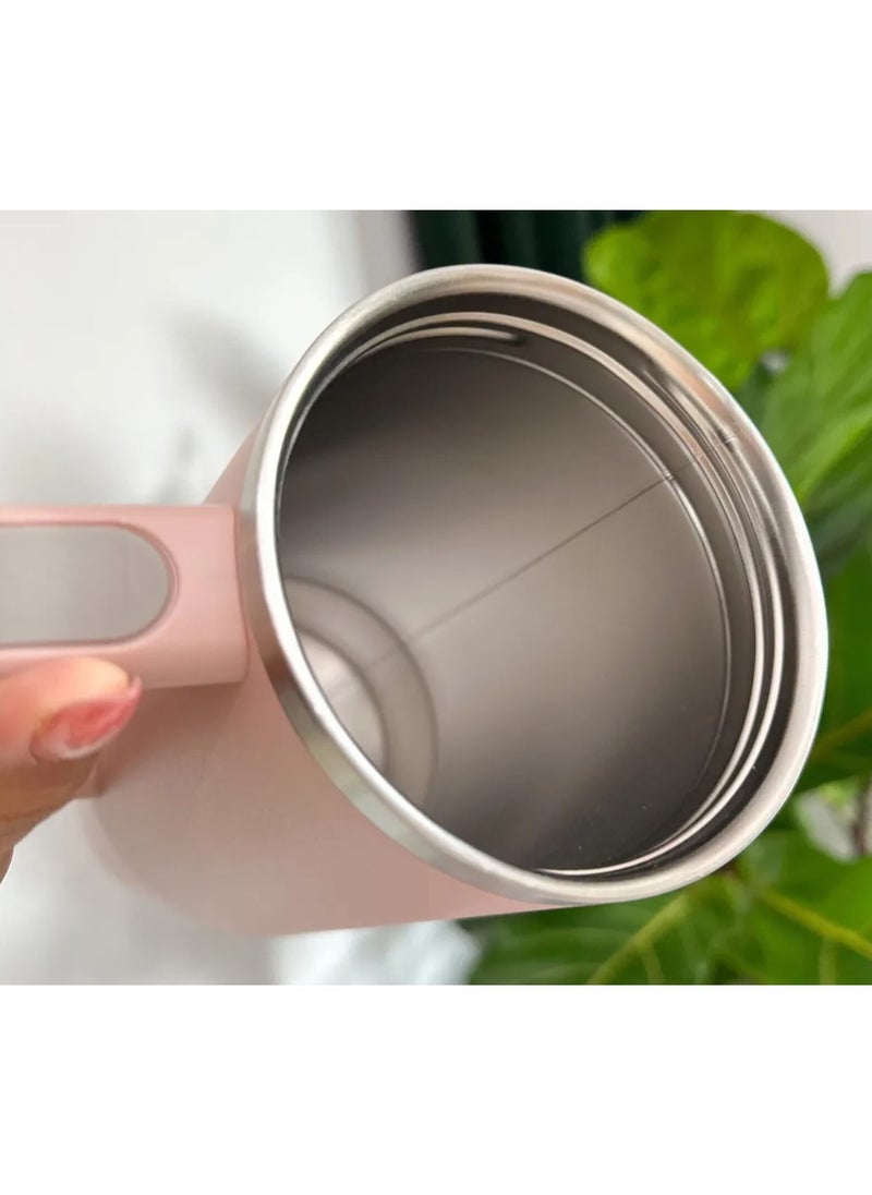 Stanley - Stanley cup H2.0 Stainless Steel with Lid and Straw for Water Iced Tea,Coffee and Smoothie,Pink dusk,40 oz - Image 1