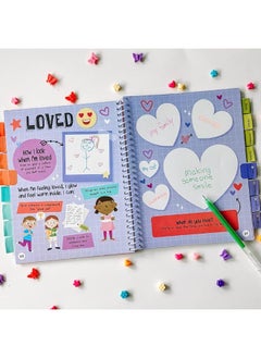 hand2mind hand2mind Express Your Feelings Journal, Emotions Journal for Kids with Feelings Wheel, Social Emotional Books for Kids, Growth Mindset for Kids, Mindfulness for Kids, Calm Down Corner Supplies  - Image 4