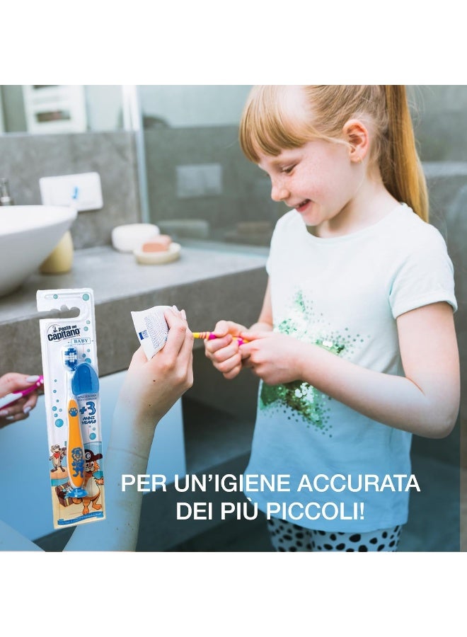 PASTA DEL CAPITANO Baby/Junior 3 Plus Baby Toothbrush - Image 5