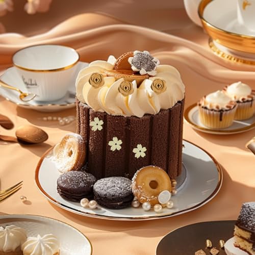 Tecokart® 2 Pcs Silicone Mould for Chocolate Cake Mini Rose & Cherry Blossom Decorations Nail Accessories Resin Crafts Figurines and DIY Accessories Soap Moulds for Soap Making - Image 4