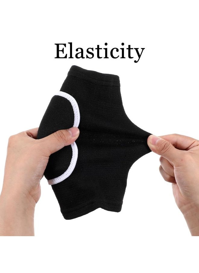 Oasisgalore Knee Elbow Pads Set - 1 Pair, Black, Unisex - for Volleyball, Dance, Football, Yoga  - Image 4