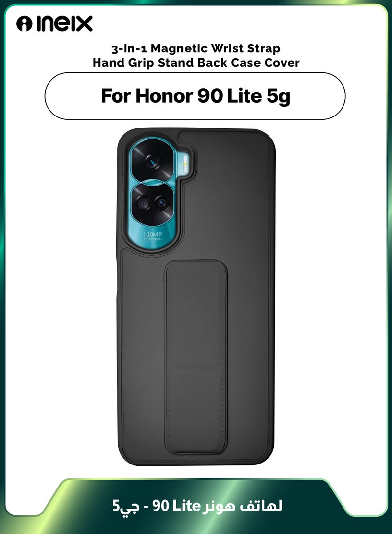 إينيكس جراب حماية 3 في 1 مغناطيسي ذو مسند للهاتف هونر 90لايت-أسود - Image 1