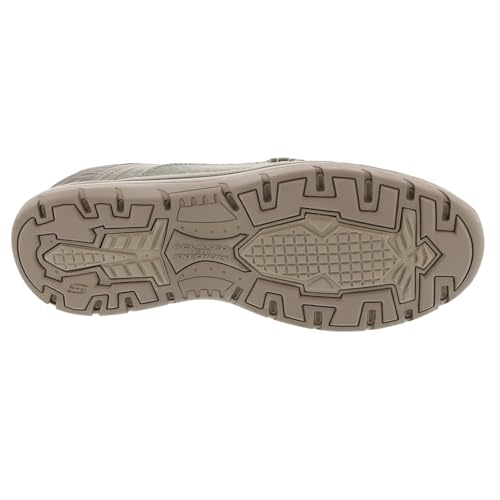 SKECHERS سكيشرز للرجال - حذاء كيسون موك تو قماش سليب إن، بيج، 7 عريض جداً - Image 3