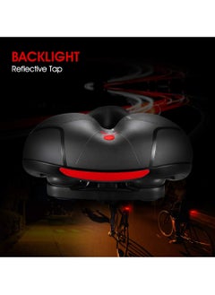 SYOSI Bicycle Saddle, Comfortable Bike Seat Cushion with Dual Shock Absorbing Balls & Memory Foam Soft & Comfortable & Breathable Bike Saddle for MTB/Road Bikes  - Image 5