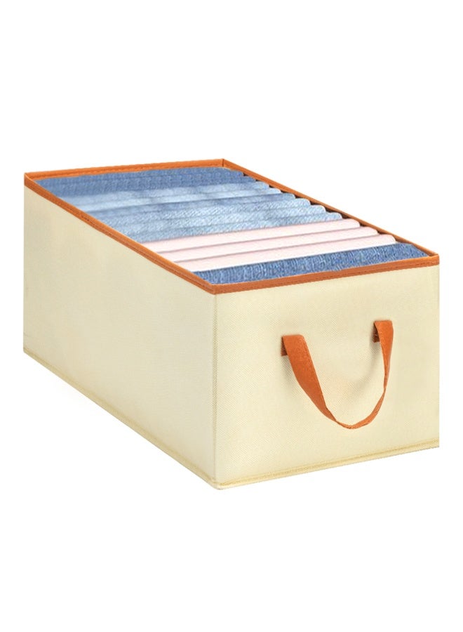 Large PU Leather Storage Box – 44x25x20 cm, Foldable Fabric Organizer for Clothes, Blankets & Accessories – Durable, Stylish & Space-Saving – Model VS537