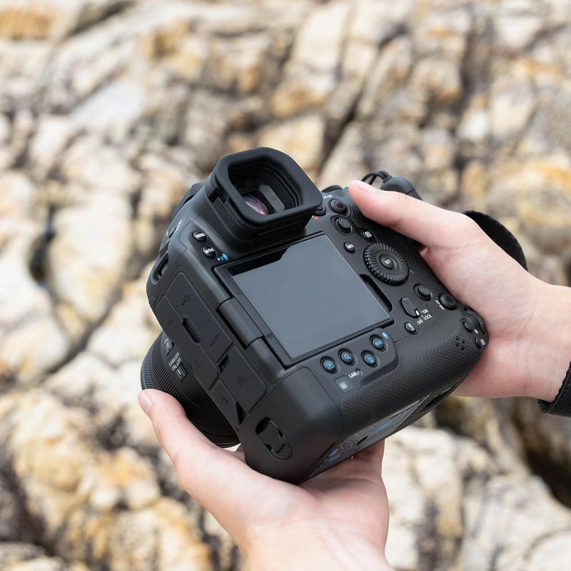 JJC EOS R1 Soft Silicone Camera Eyepiece Eyecup for Canon EOS R1 Camera, Viewfinder Replace Canon ER-I Rubber Eyecup - Image 5