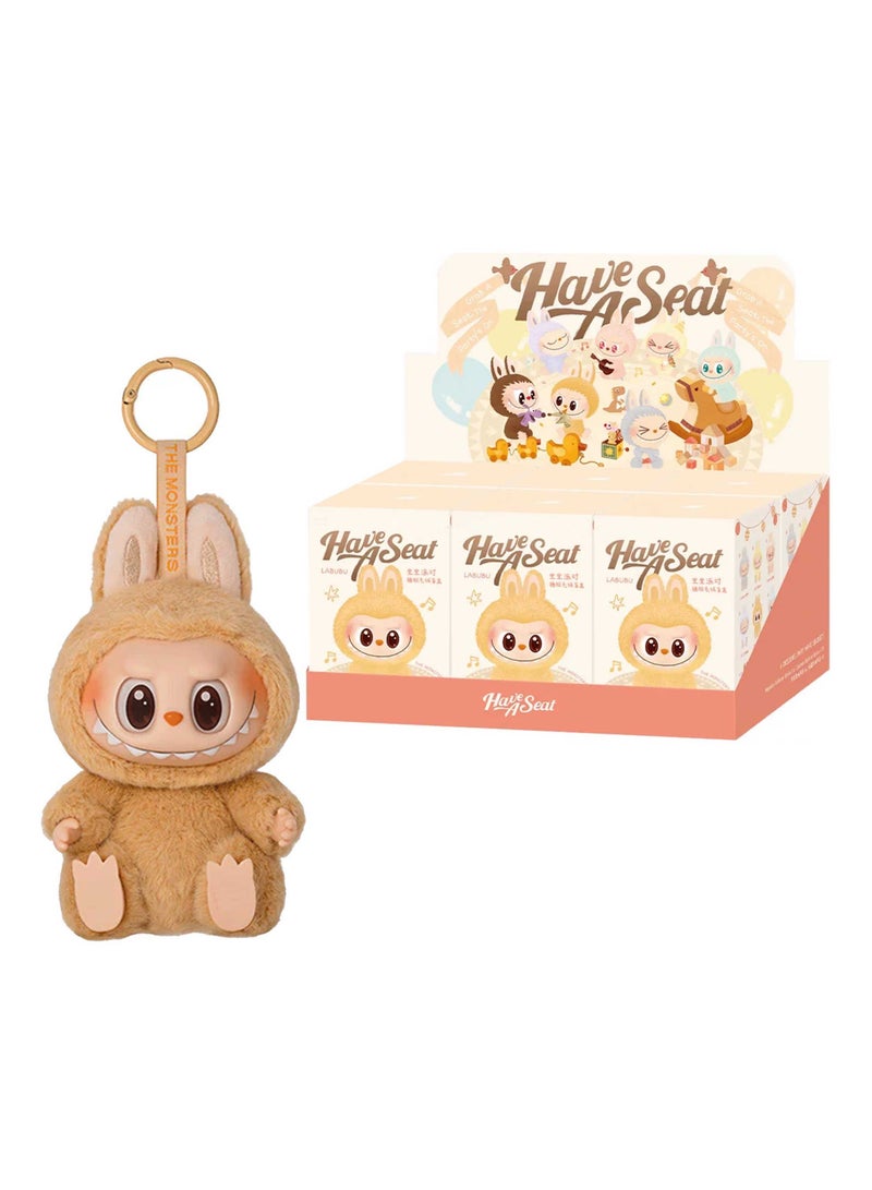 Toyland Labubu Have a Seat Vinyl Plush Blind Box, The Monsters Blind Box Figures, Random Design Action Figures Collectible Toys Home Decorations, Holiday Birthday Gifts,6Pcs Set - Image 1