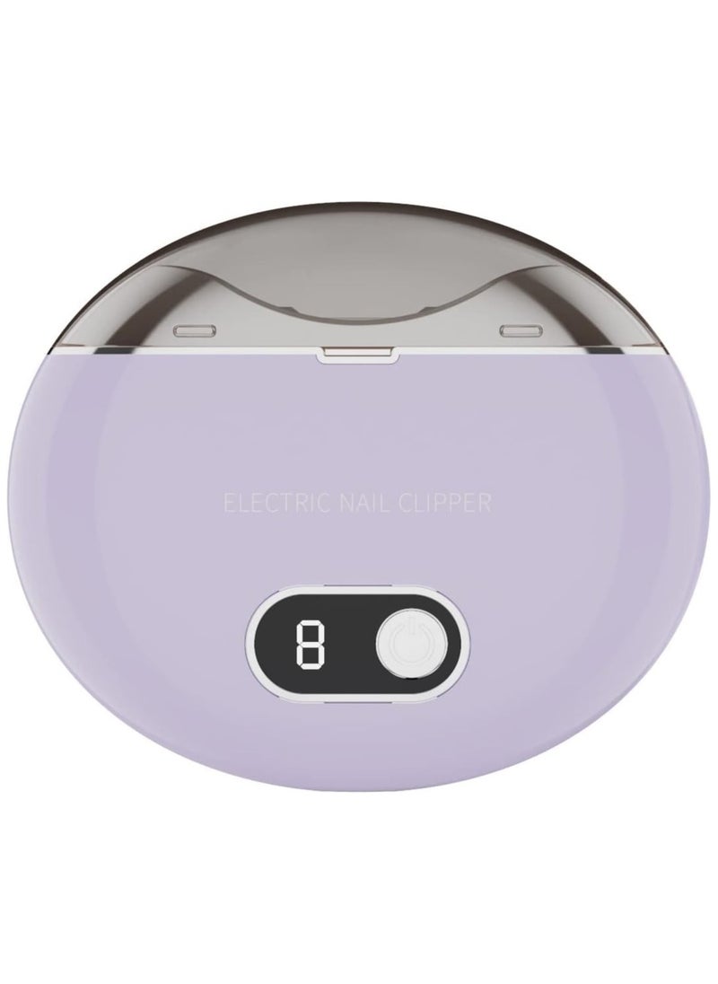 Automatic Nail Clipper, Electric Nail Clippers Automatic Safety Fingernail Cutter and Filer Rechargeable Nail Trimmer Nail Scissors Gift for for Adults Seniors Infant Baby Kids Men Women (Purple) - pzsku/ZDEDE82520094884203E1Z/45/_/1707035242/31bced7b-704a-4269-865b-934861e2ddf2