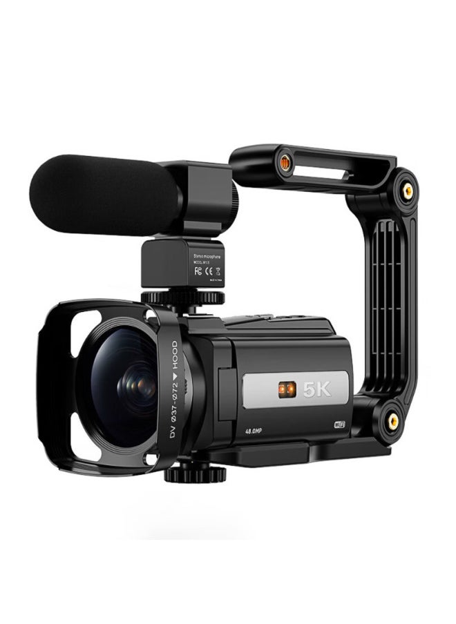 Generic Sharp Eye R4 Camera Digital HD 4K Professional DV Handheld Automatic Video Photography Camera Travel Wedding-Body Color:Black-no Card (uk Standard)  - Image 5