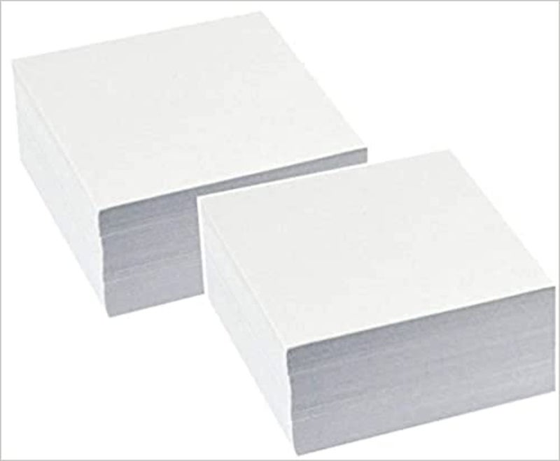 Peeplvalue Writing Plain Slip Note Pad, set of 10 Mini memo pad White Estimate Pad-100 white pages per pad - Image 1