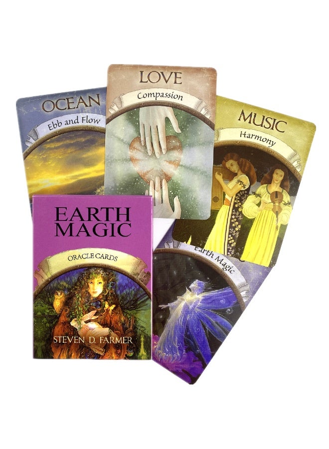 NIBEMINENT Earth Game Deck - Tarot Wisdom Edition - Cards - English Divination Board Deck - Version - Gameplay Game - Magic Divination Card Game - Image 3