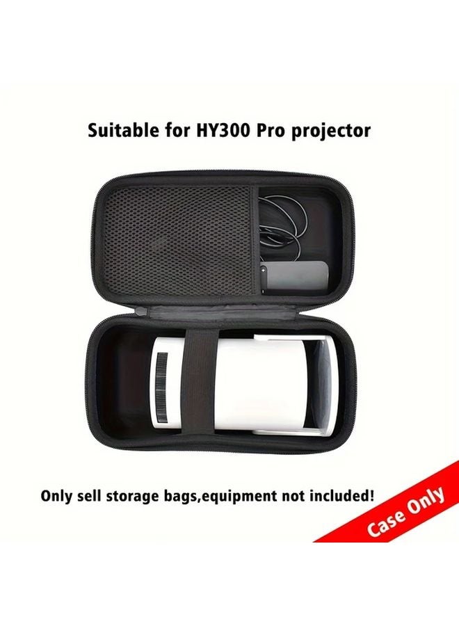 Black EVA Hard Shell Storage Bag For HY300 Pro Projector Portable Case - Image 5